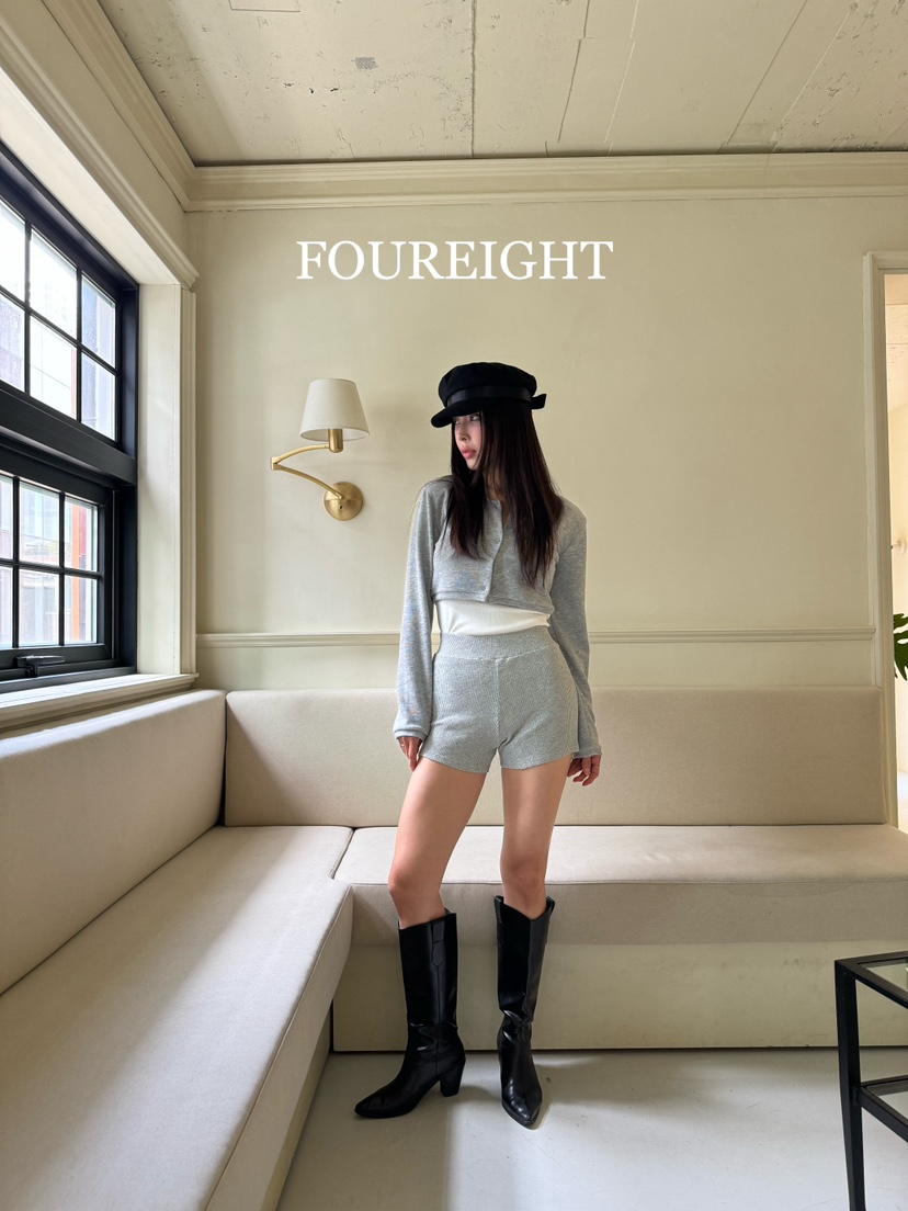 FOUR EIGHT韓國直郵東大門代購女裝新品24春夏職業休閑短褲FOUR EIGHT短褲