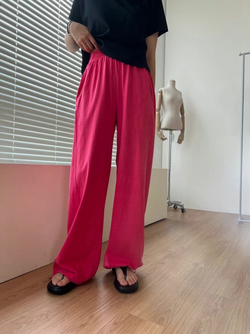 UNPLAN韓國直郵東大門代購女裝新品推薦24春夏時尚休閑褲UNPLAN休閑褲