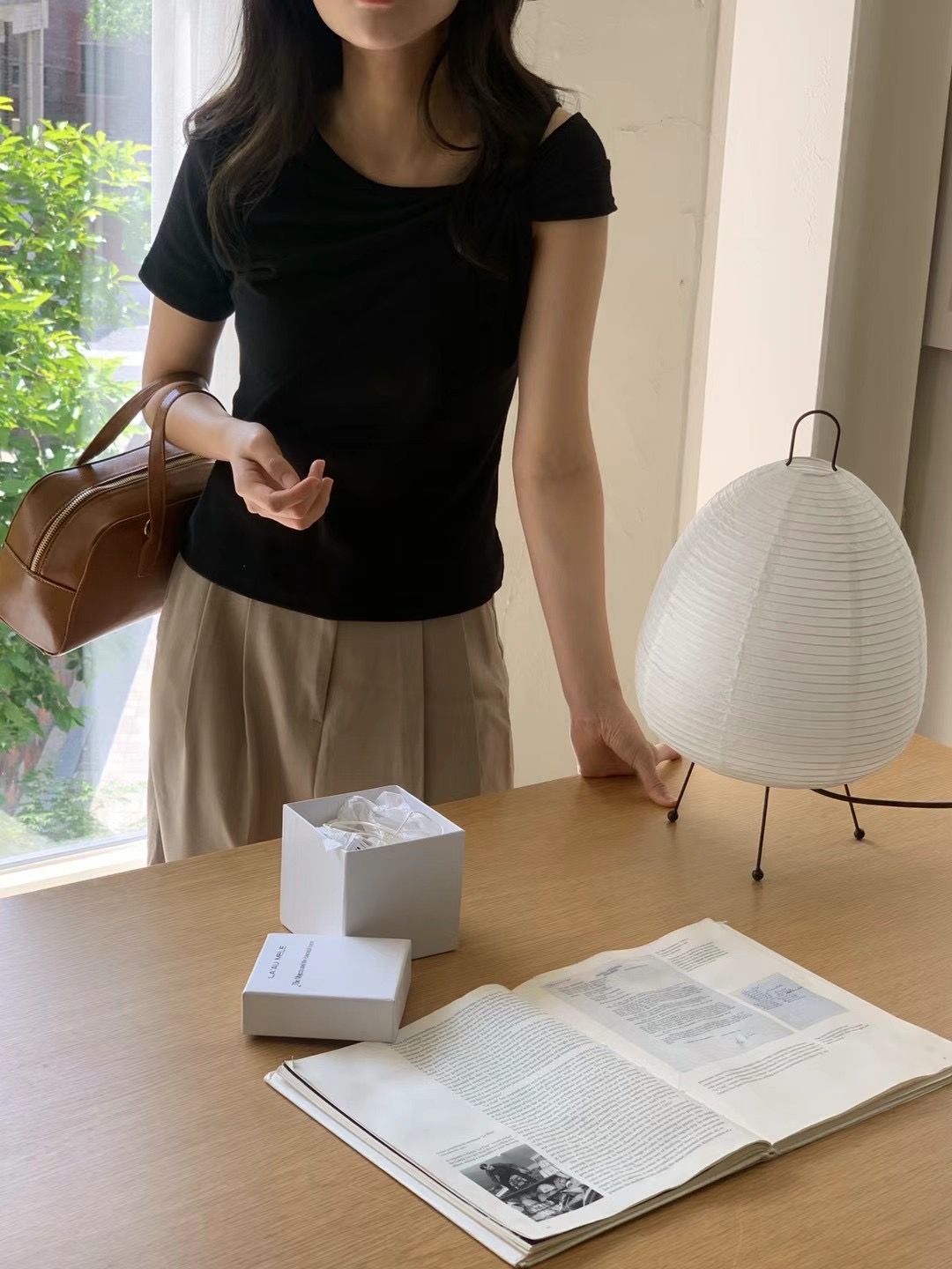 BABER直郵韓國代購女裝新品時尚職業真品熱賣休閑24春夏T恤THE ORAT恤圖色2