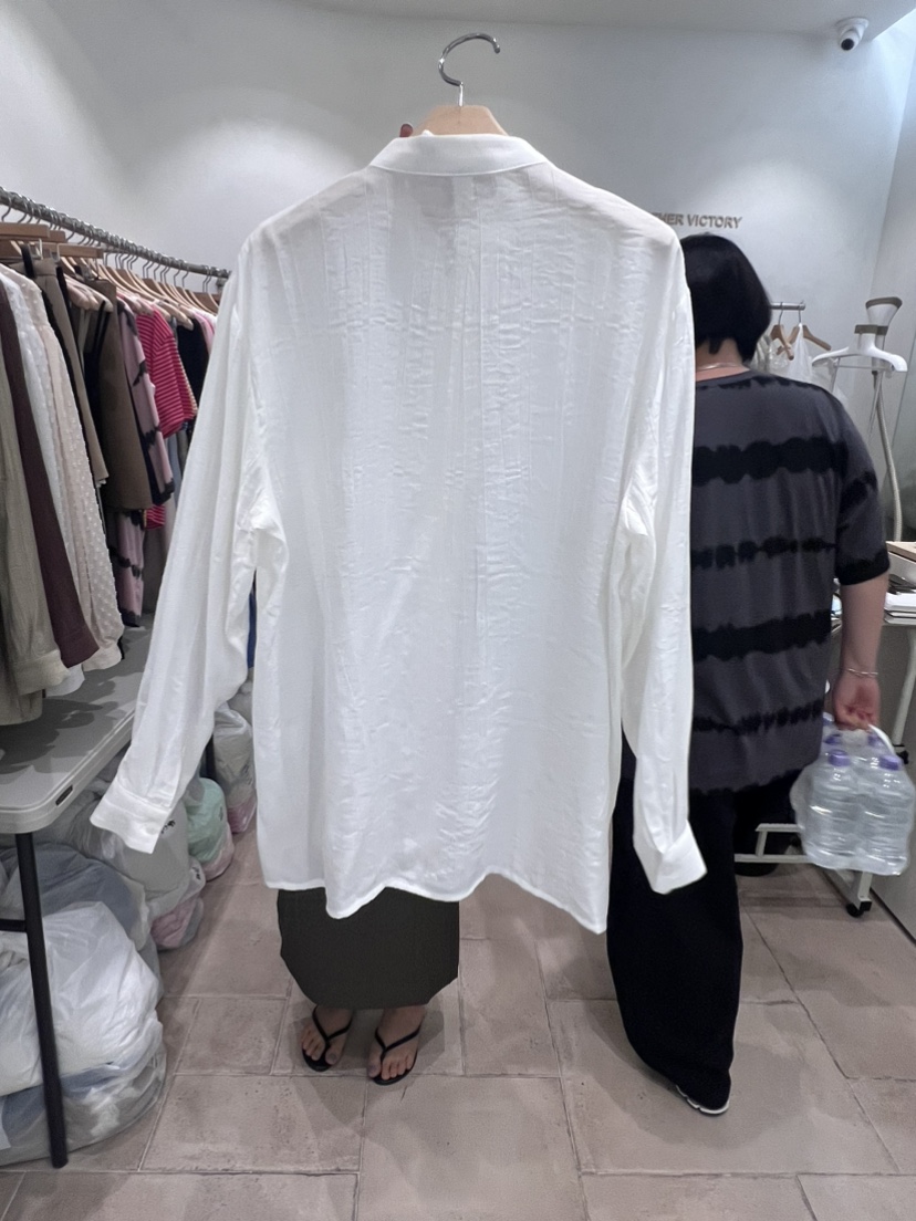 ANOTHER VICTORY韓國直郵女裝新品24春夏休閑襯衫蕾絲衫PRIVIE襯衫/蕾絲衫