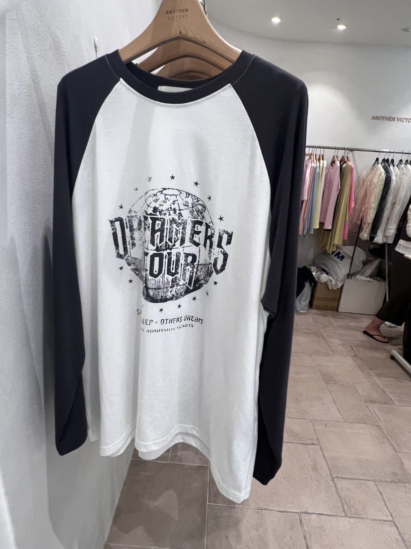 ANOTHER VICTORY韓國直郵東大門代購女裝新品休閑真品長袖T恤PRIVIE長袖T恤圖色1
