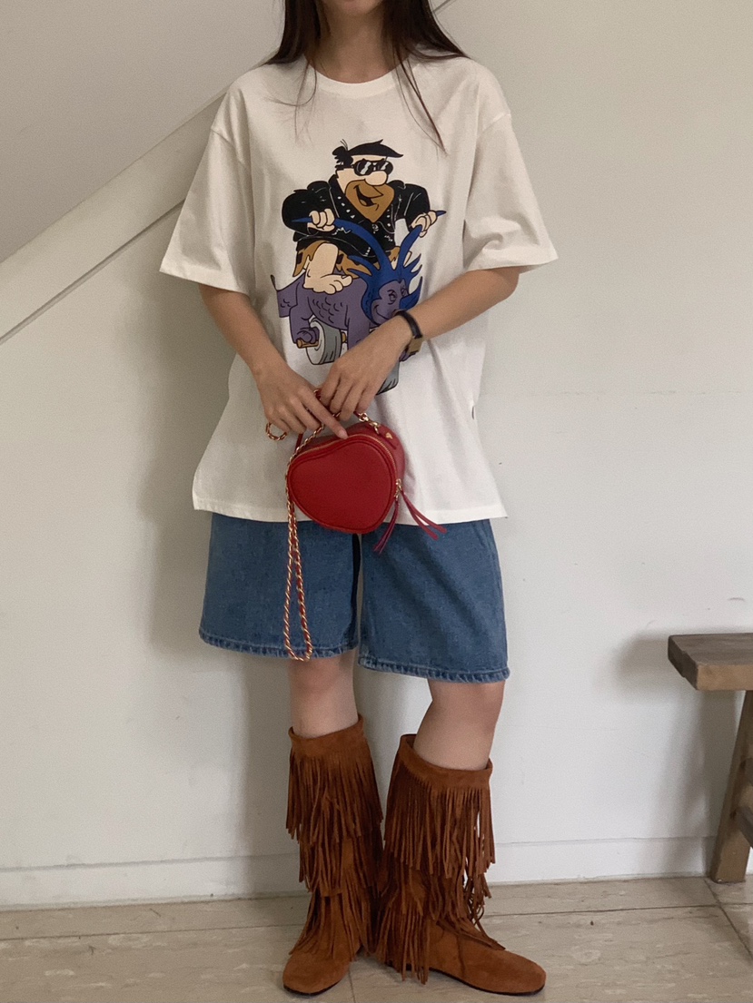 Came-l 家直郵韓國代購女裝新品24春夏熱賣真品休閑T恤Came_l 家T恤