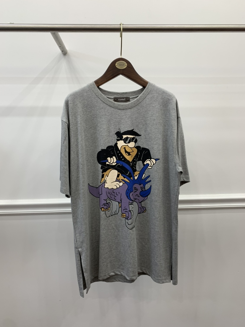 Came-l 家直郵韓國代購女裝新品24春夏熱賣真品休閑T恤Came_l 家T恤圖色2