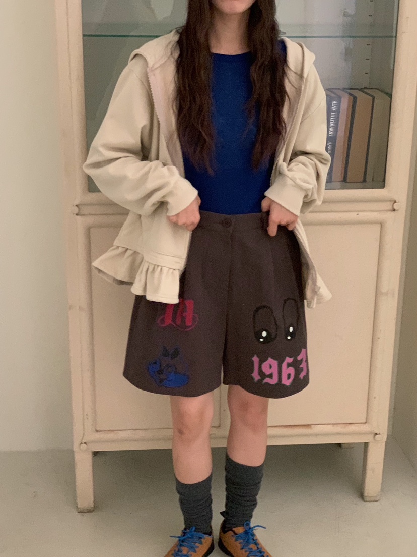 Came-l 家直郵韓國代購女裝新款人氣推薦24春夏真品短褲Came_l 家短褲
