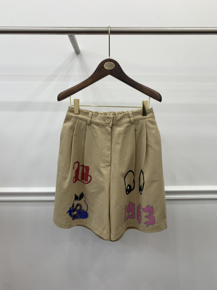 Came-l 家直郵韓國代購女裝新款人氣推薦24春夏真品短褲Came_l 家短褲圖色1