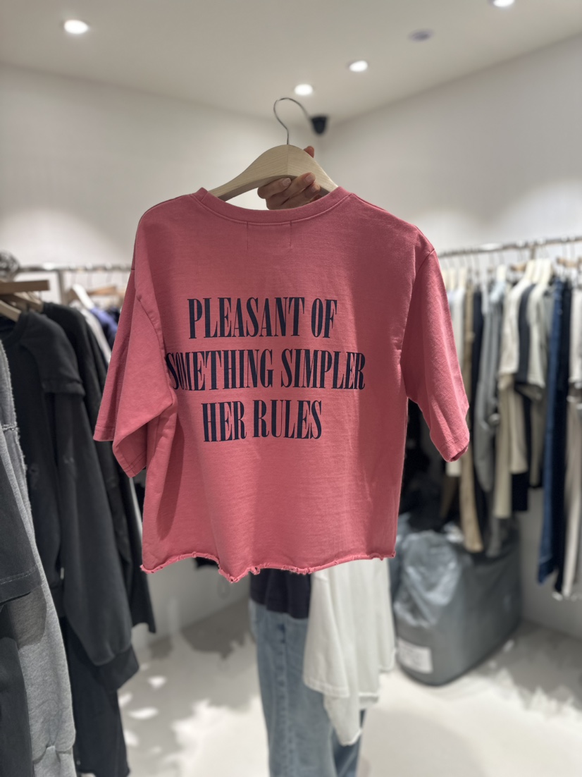 ROOMS SHOP韓國直郵東大門實拍女裝新款熱賣職業人氣休閑T恤ROOMS_SHOPT恤