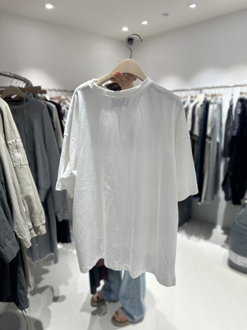 ROOMS SHOP韓國直郵東大門實拍女裝新款24春夏真品職業T恤ROOMS_SHOPT恤