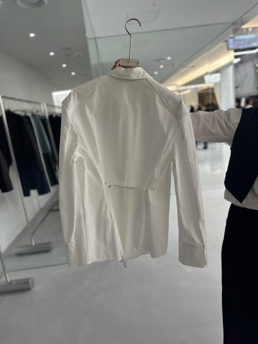 DOUBLE STANDARD/LE SMOKING韓國直郵女裝新品24春夏襯衫蕾絲衫MAISONSTAFF襯衫/蕾絲衫
