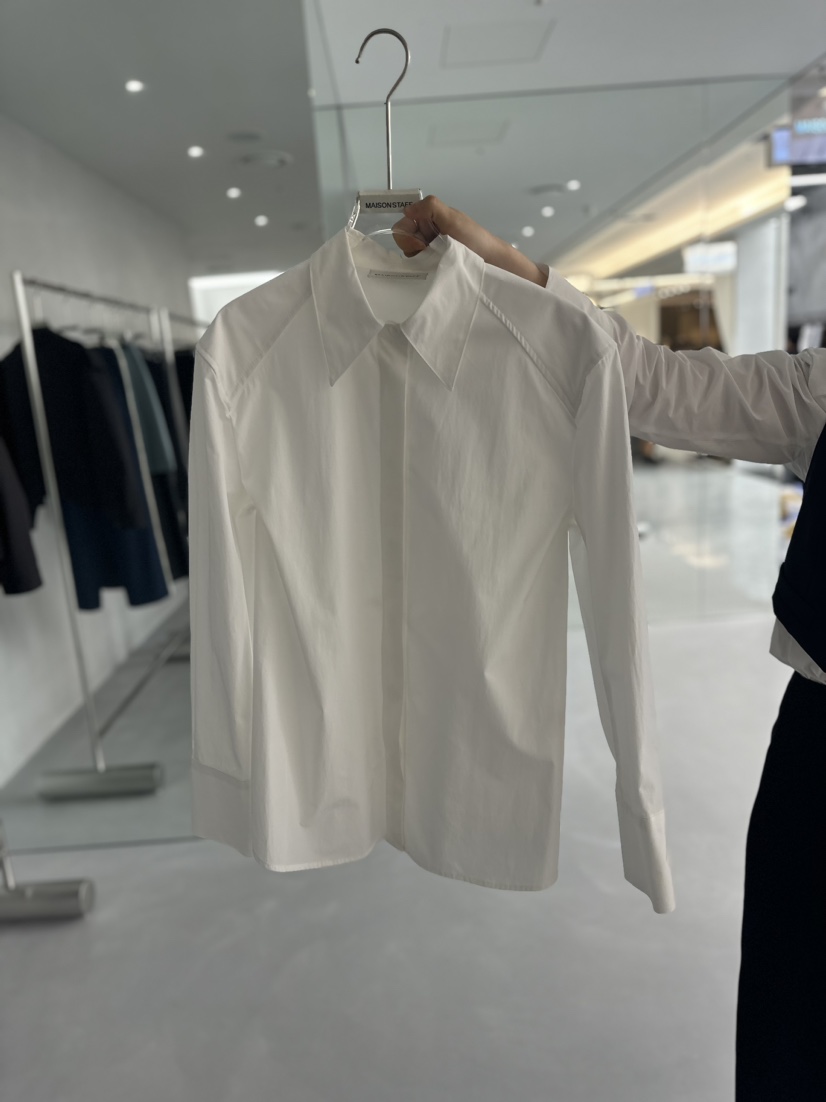 DOUBLE STANDARD/LE SMOKING韓國直郵女裝新品24春夏襯衫蕾絲衫MAISONSTAFF襯衫/蕾絲衫