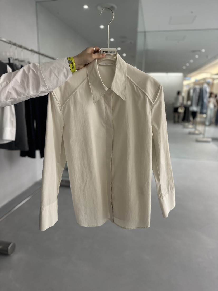 DOUBLE STANDARD/LE SMOKING韓國直郵女裝新品24春夏襯衫蕾絲衫MAISONSTAFF襯衫/蕾絲衫圖色2