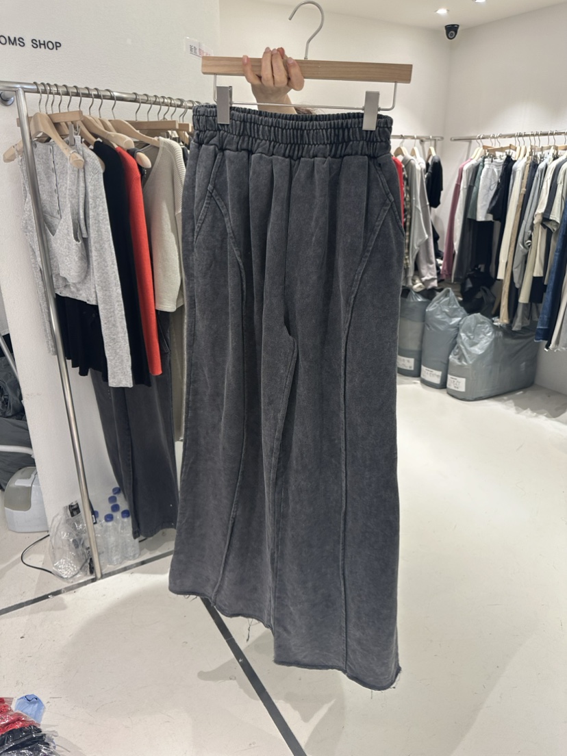 ROOMS SHOP韓國直郵東大門代購女裝新品職業推薦真品休閑褲ROOMS_SHOP休閑褲