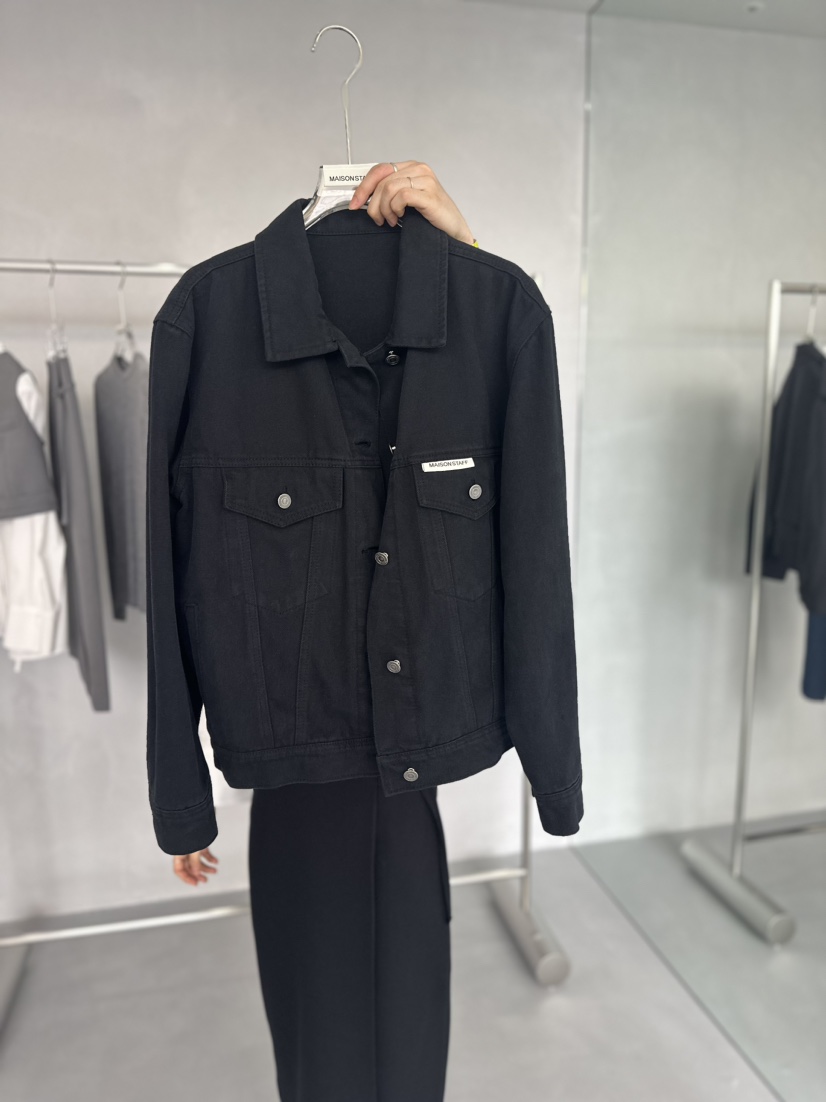 DOUBLE STANDARD/LE SMOKING韓國直郵東大門實拍女裝新品推薦夾克牛仔布MAISONSTAFF夾克