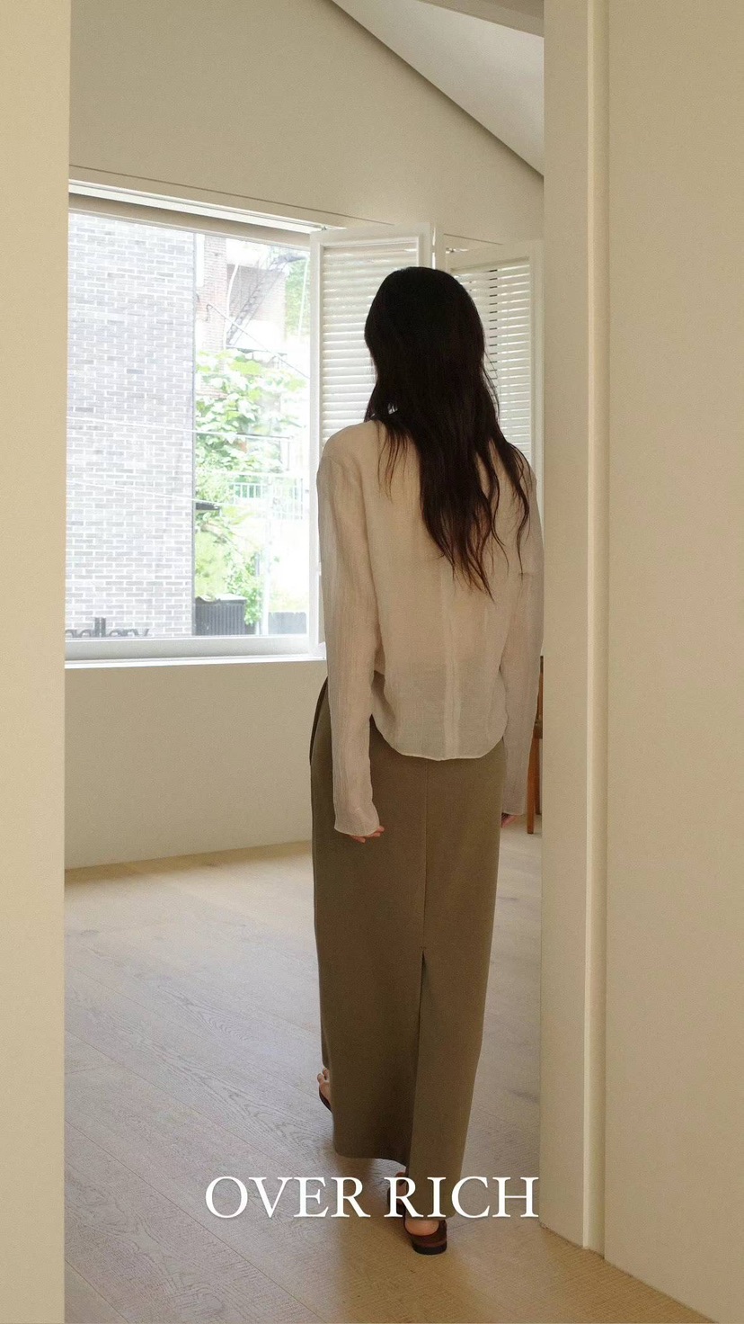 OVER RICH直郵韓國代購女裝新品推薦熱賣休閑人氣長裙兔子OVER RICH長裙