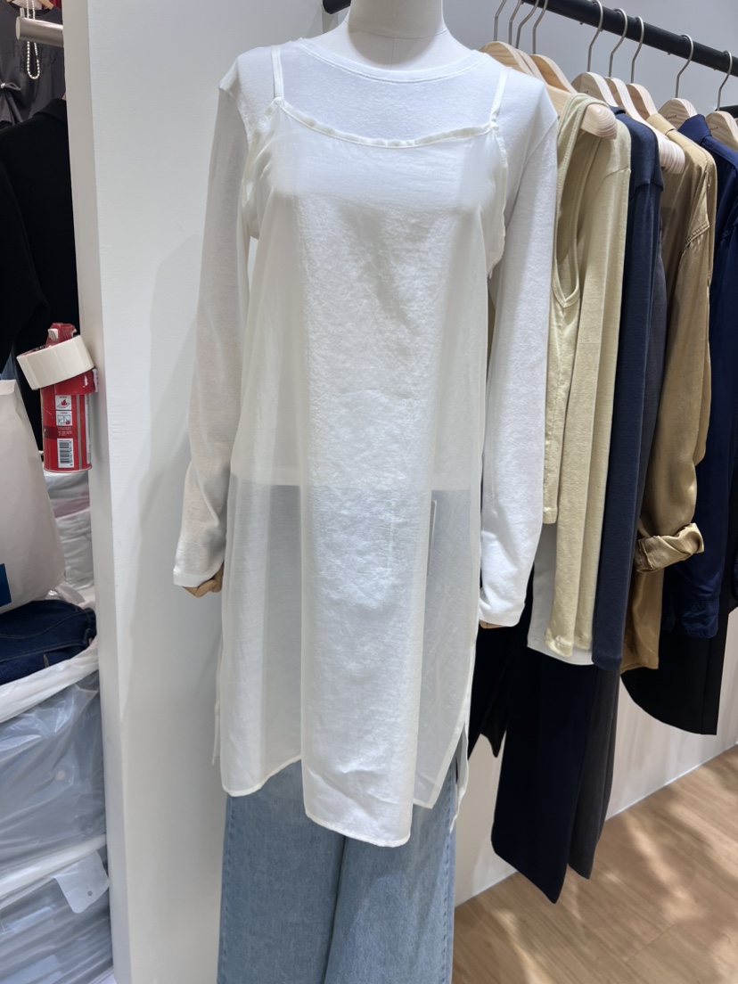 OFCOURSE韓國直郵東大門實拍女裝新款職業熱賣推薦連衣裙透視OFCOURSE連衣裙