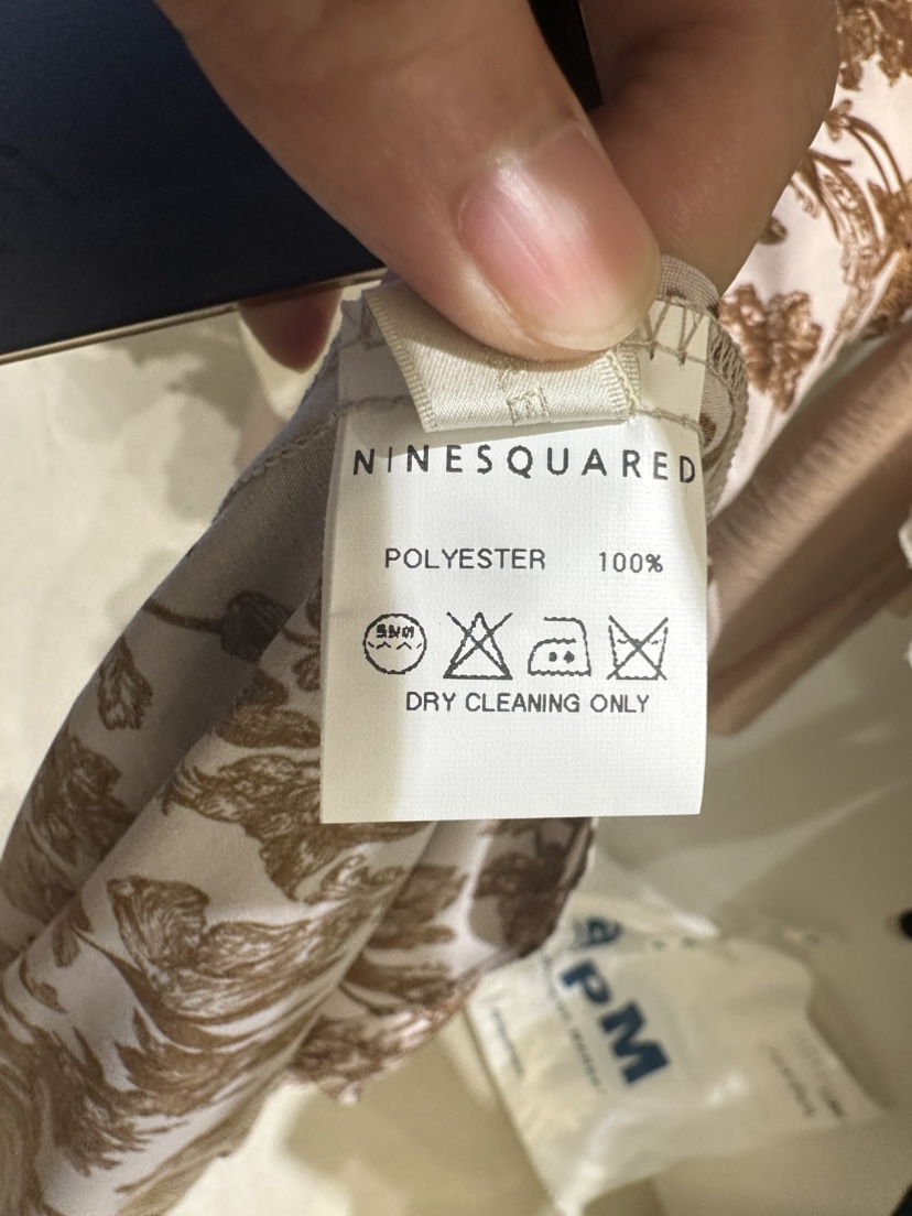 NINESQUARED韓國直郵女裝新品人氣休閑時尚24秋夏職業連衣裙NINESQUARED連衣裙