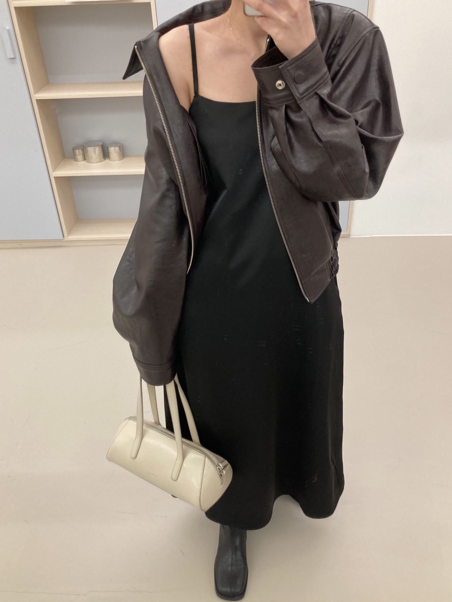ROUGH韓國直郵東大門實拍女士新款真品人氣24秋夏職業連衣裙ROUGH連衣裙