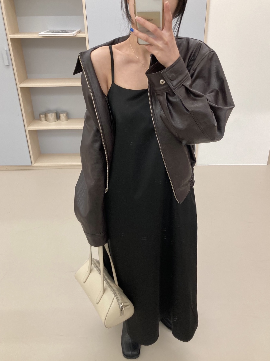 ROUGH韓國直郵東大門實拍女士新款真品人氣24秋夏職業連衣裙ROUGH連衣裙