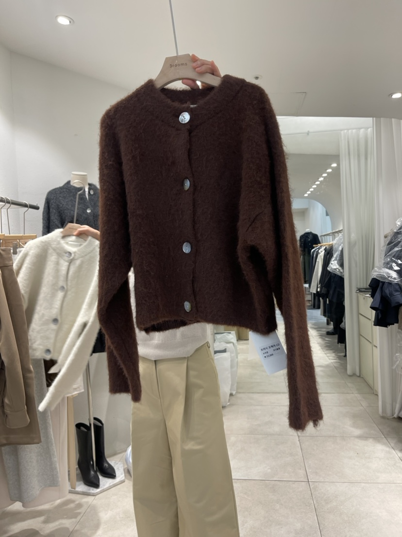cornerbloom/3rooms韓國直郵東大門代購女裝新品人氣針織衫馬海毛THE SUIT BAR針織衫圖色2