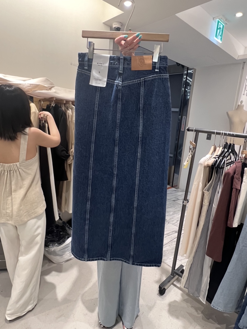 W AND J韓國直郵東大門代購女裝新款推薦24春夏半身裙中短裙W AND J半身裙/中短裙