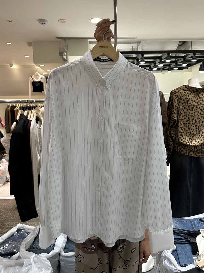 INSSENSE-A韓國直郵東大門實拍女裝新款時尚熱賣襯衫蕾絲衫INSSENSE-A襯衫/蕾絲衫圖色3