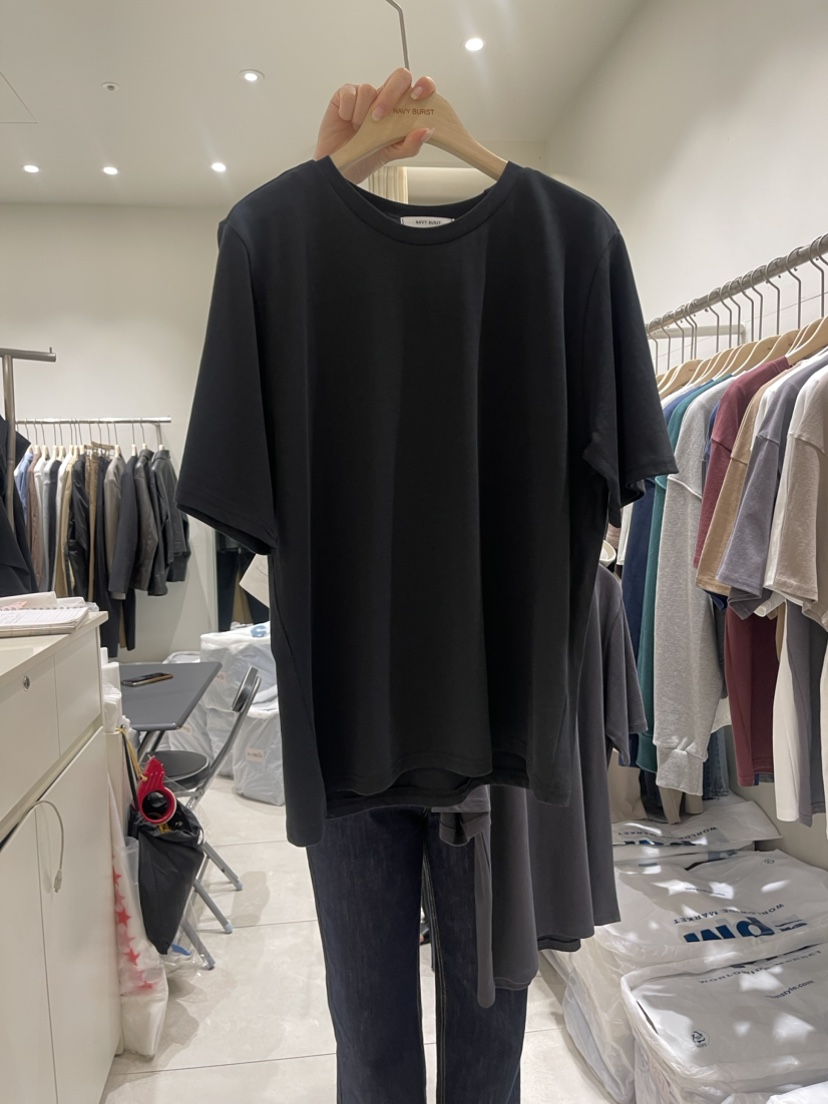 NAVY BURST直郵韓國代購女裝新品時尚職業休閑人氣推薦T恤NAVY BURSTT恤圖色5