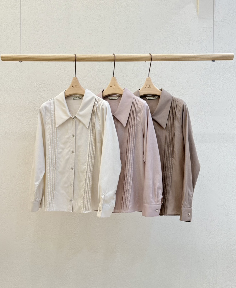 A.b/AUTUMN BEIGE韓國直郵女士新品休閑真品熱賣襯衫蕾絲衫A.b/AUTUMN BEIGE襯衫/蕾絲衫
