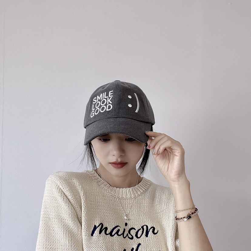 LOVELY HAT韓國直郵東大門實拍女士新款休閑熱賣24秋夏帽子LOVELY HAT帽子