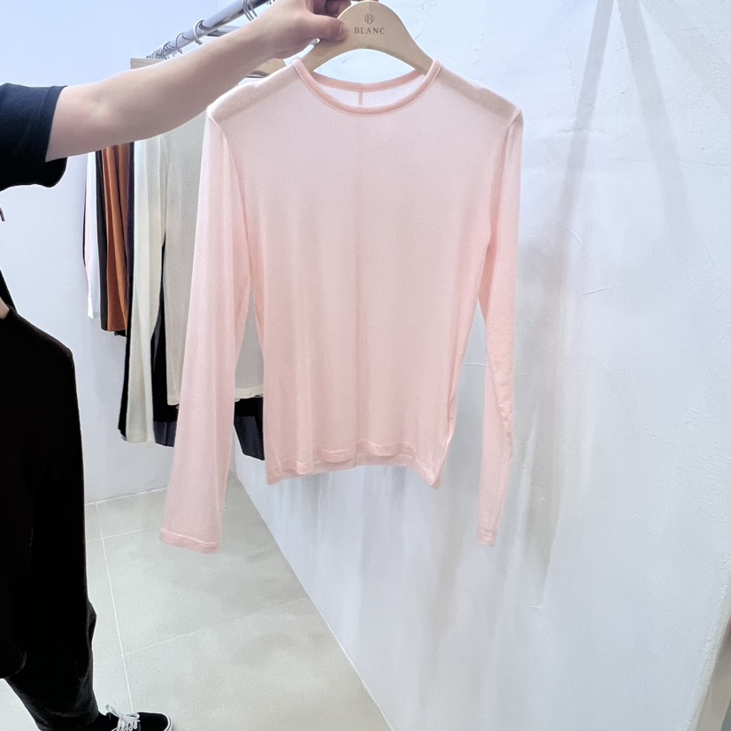 BLANC-A直郵韓國代購女裝新品人氣24春夏時尚推薦長袖T恤BLANC-A長袖T恤圖色2