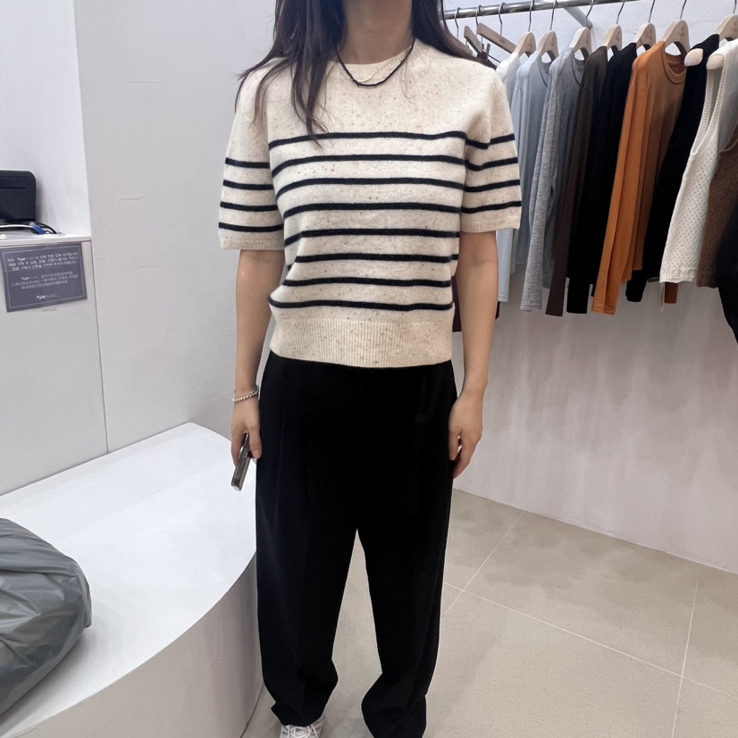 BLANC-A韓國直郵東大門實拍女裝新款熱賣時尚24春夏針織衫羊毛BLANC-A針織衫圖色2