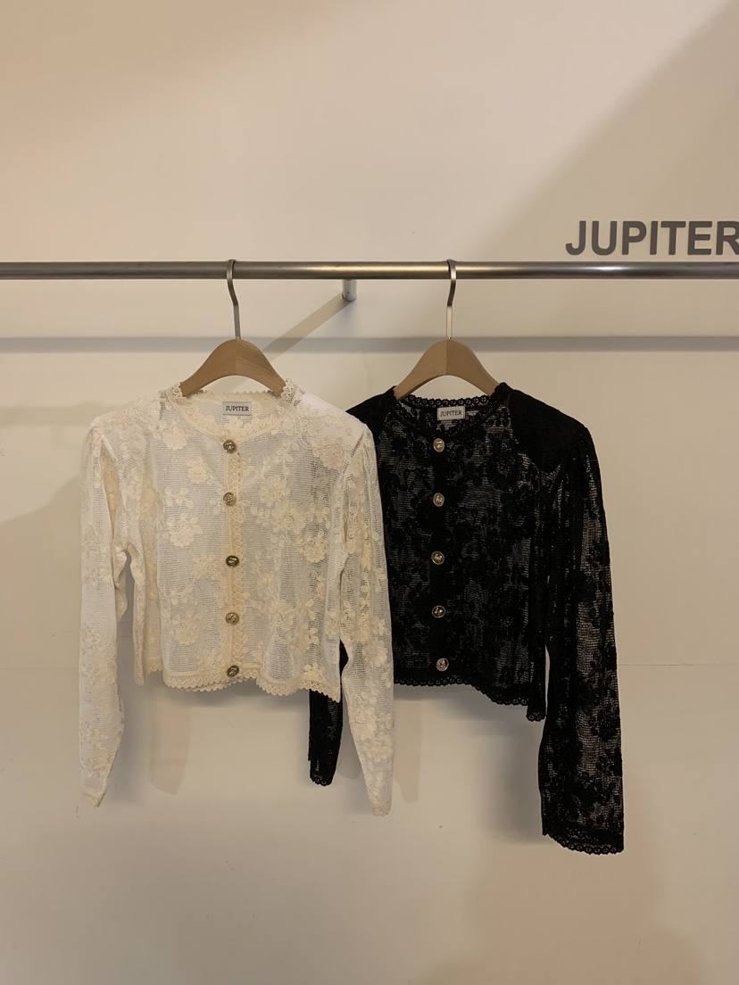 JUPITER直郵韓國代購女裝新品休閑職業時尚人氣真品襯衫蕾絲衫JUPITER襯衫/蕾絲衫