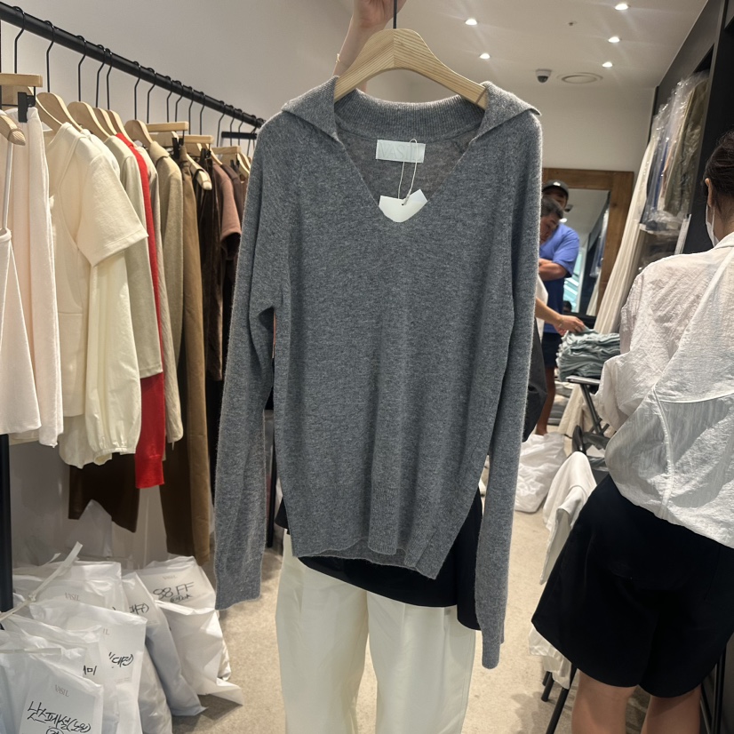 VASIL韓國直郵女裝新款時尚熱賣真品推薦人氣24春夏針織衫VASIL針織衫圖色1