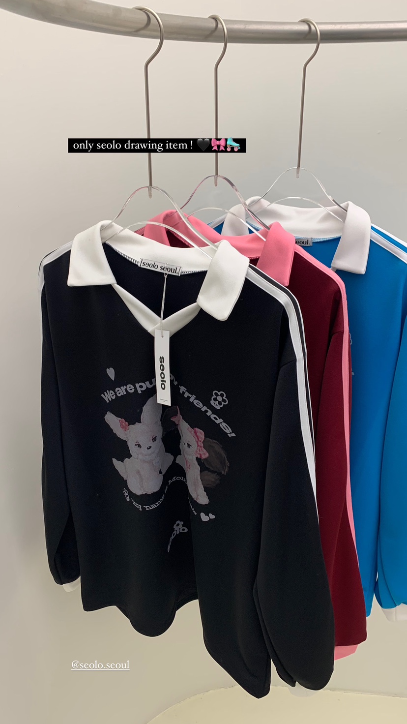 Seolo seoul直郵韓國代購女裝新品真品時尚熱賣24春夏衛衣Seolo seoul衛衣