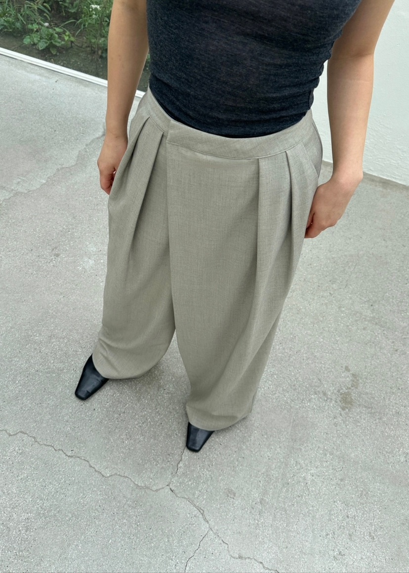 LE-PPL韓國直郵女裝新品熱賣真品時尚24春夏人氣正裝褲西褲LE-PPL正裝褲/西褲