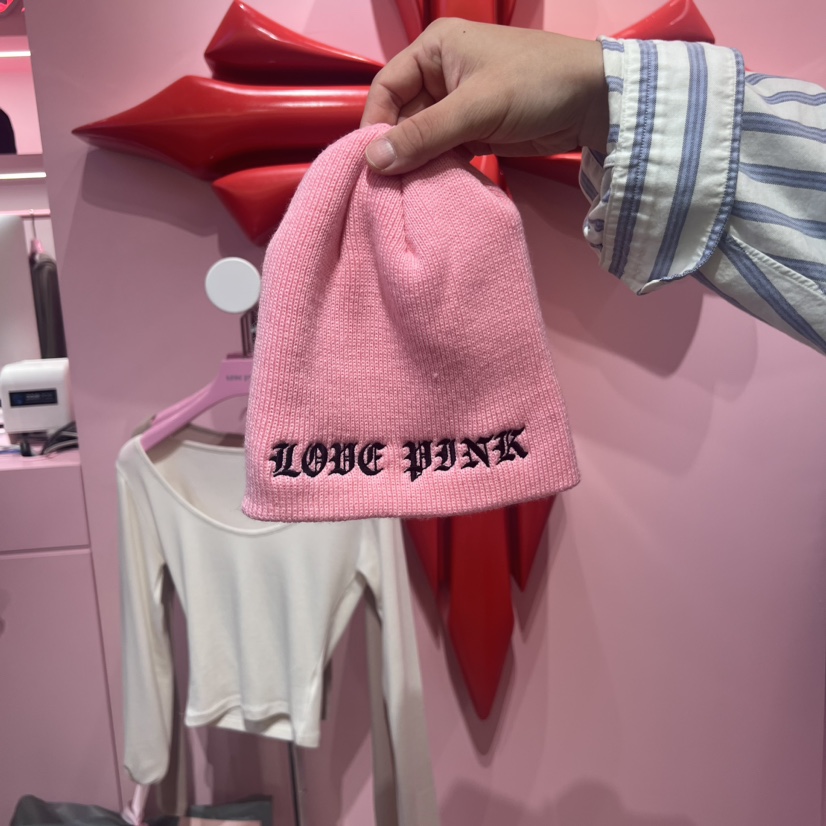 MAISON DE PINK韓國直郵東大門代購女裝新品熱賣人氣帽子LOVE PINK帽子圖色3