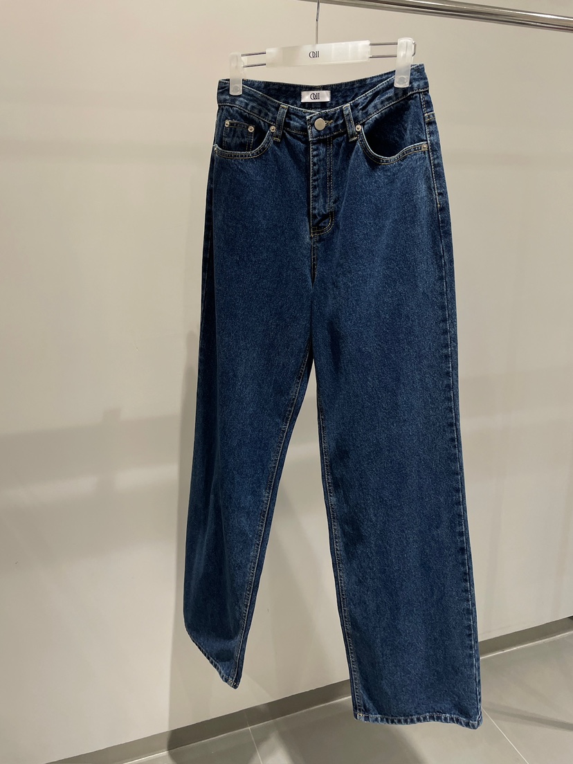 OUI-P韓國直郵東大門代購女裝新品職業熱賣推薦牛仔褲牛仔布OUI-P牛仔褲