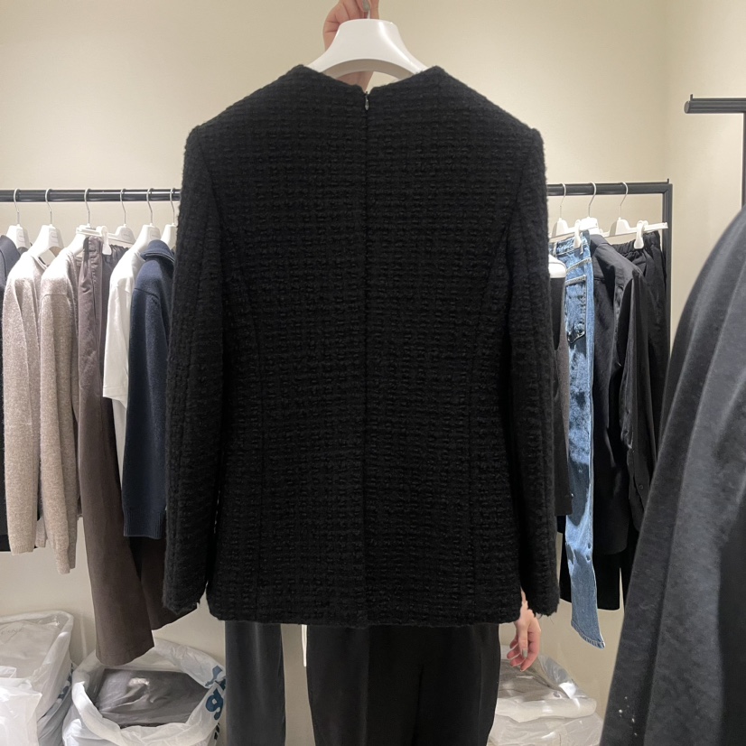 MASCULINE韓國直郵東大門實拍女裝新品熱賣人氣休閑夾克花呢MASCULINE夾克