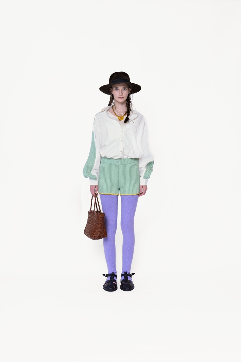 POLAROMO韓國直郵東大門代購女裝新品職業真品休閑襯衫蕾絲衫POLAROMO襯衫/蕾絲衫圖色3