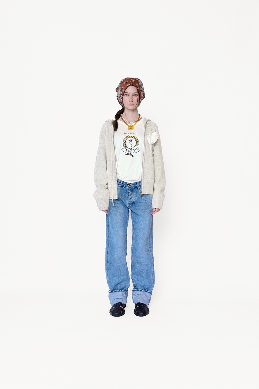 POLAROMO韓國直郵東大門實拍女裝新品推薦24秋冬夾克兜帽POLAROMO夾克圖色4