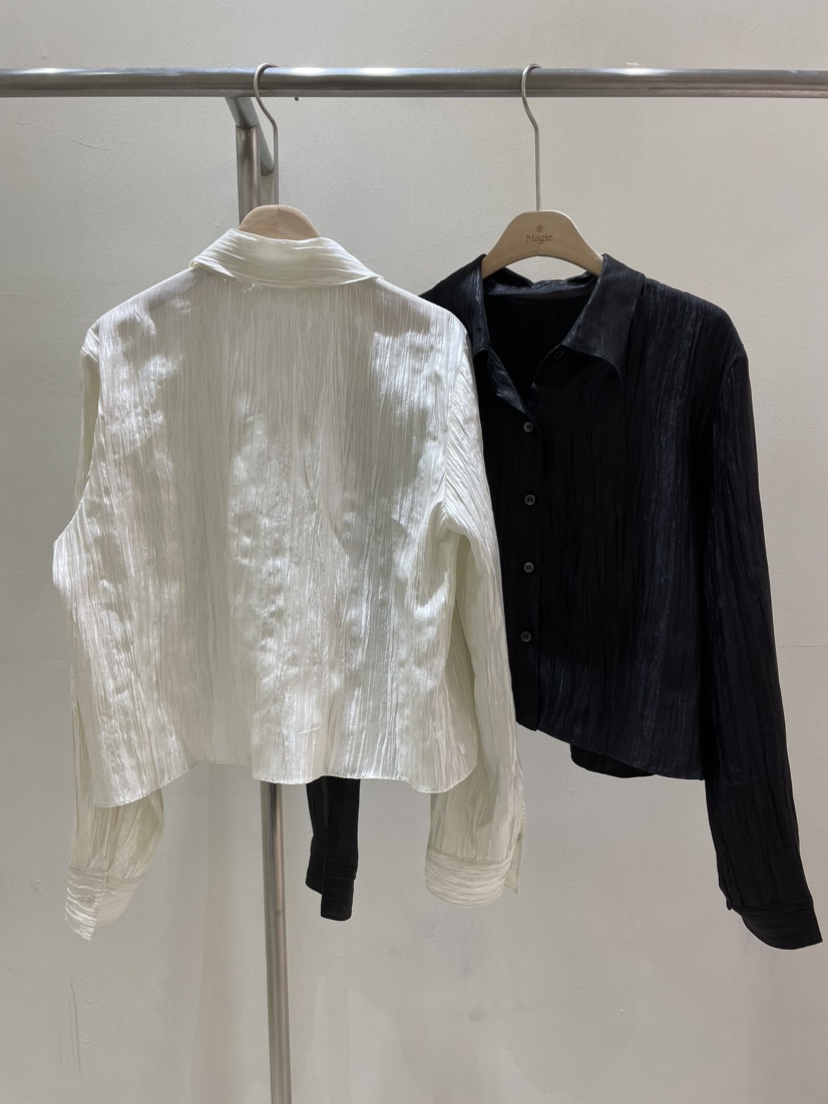 Magie直郵韓國代購女裝新品推薦時尚真品職業24秋冬襯衫蕾絲衫Magie襯衫/蕾絲衫