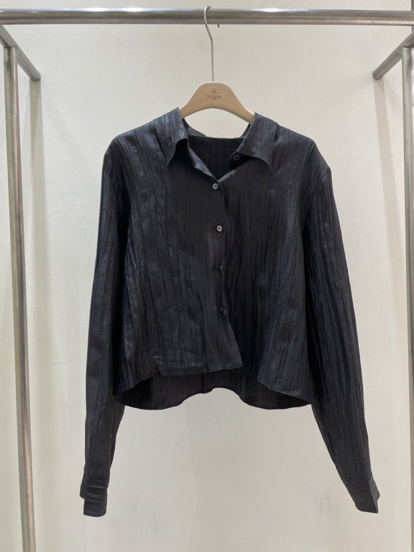 Magie直郵韓國代購女裝新品推薦時尚真品職業24秋冬襯衫蕾絲衫Magie襯衫/蕾絲衫