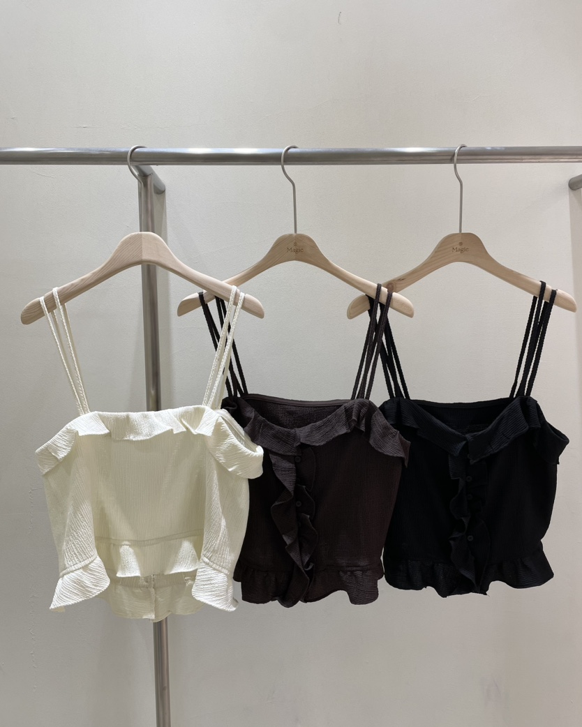 Magie韓國直郵東大門實拍女裝新品職業熱賣時尚人氣吊帶背心Magie吊帶/背心