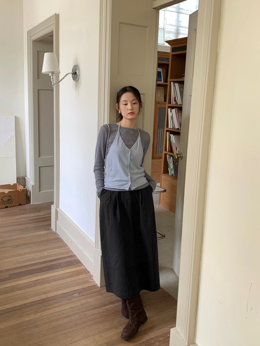 HER韓國直郵東大門代購女裝新品推薦職業時尚休閑熱賣吊帶背心HER吊帶/背心