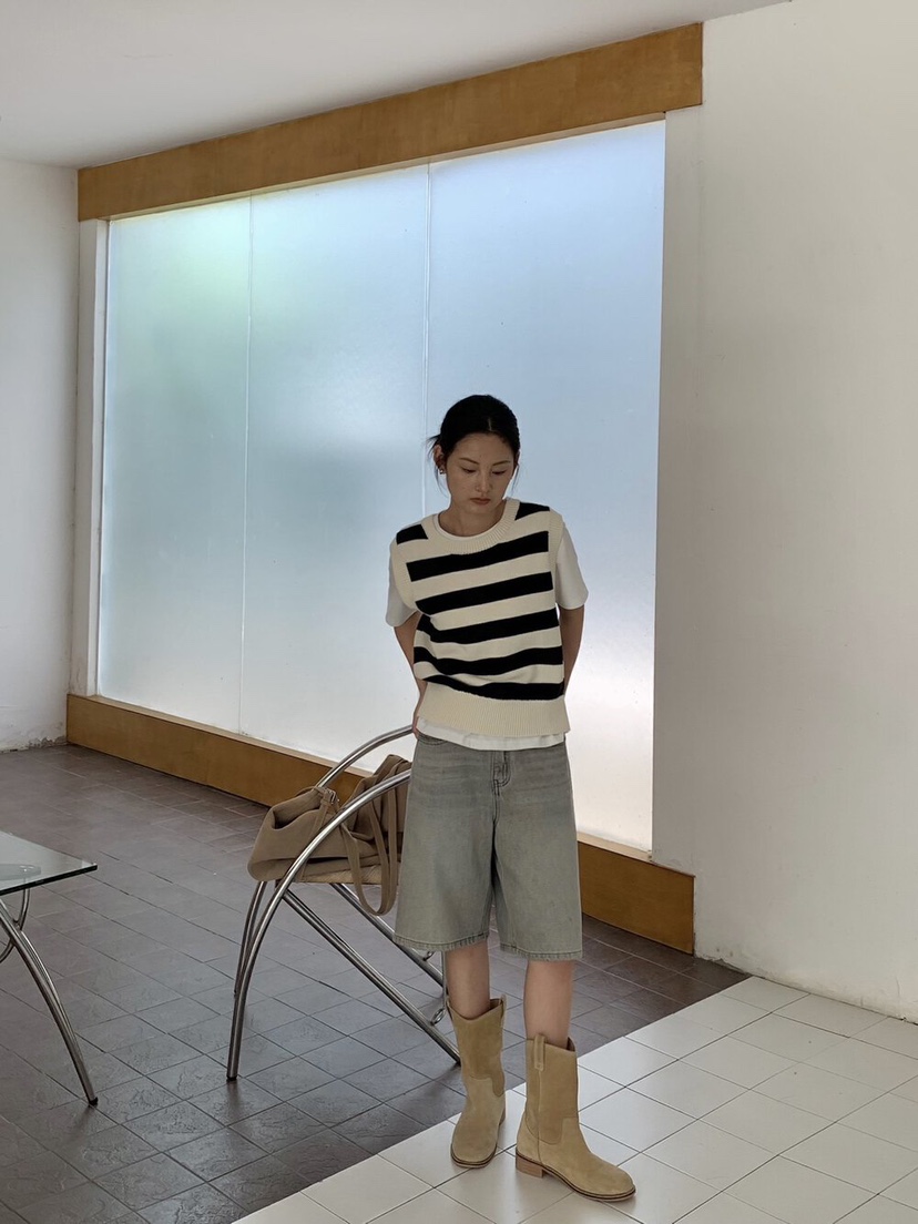 HER韓國直郵女裝新款職業24秋冬休閑真品推薦熱賣人氣短褲HER短褲