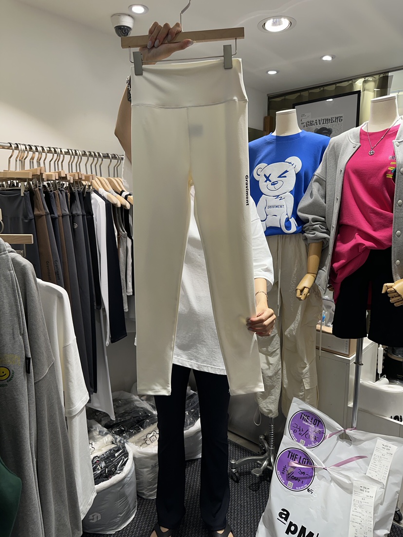 THE LOT/ LOT韓國直郵東大門實拍女裝新款24秋冬打底褲鯊魚褲THE LOT/ LOT打底褲/鯊魚褲圖色2