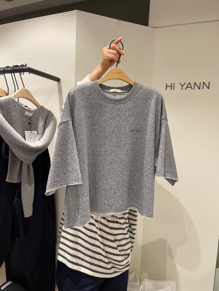 HI YANN直郵韓國代購女裝新品24秋冬熱賣推薦真品職業衛衣HI YANN衛衣圖色2