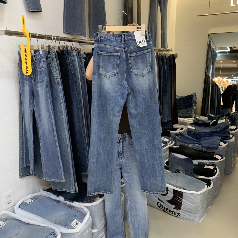 PAI直郵韓國代購女裝新品推薦休閑職業時尚人氣熱賣真品牛仔褲PAI牛仔褲