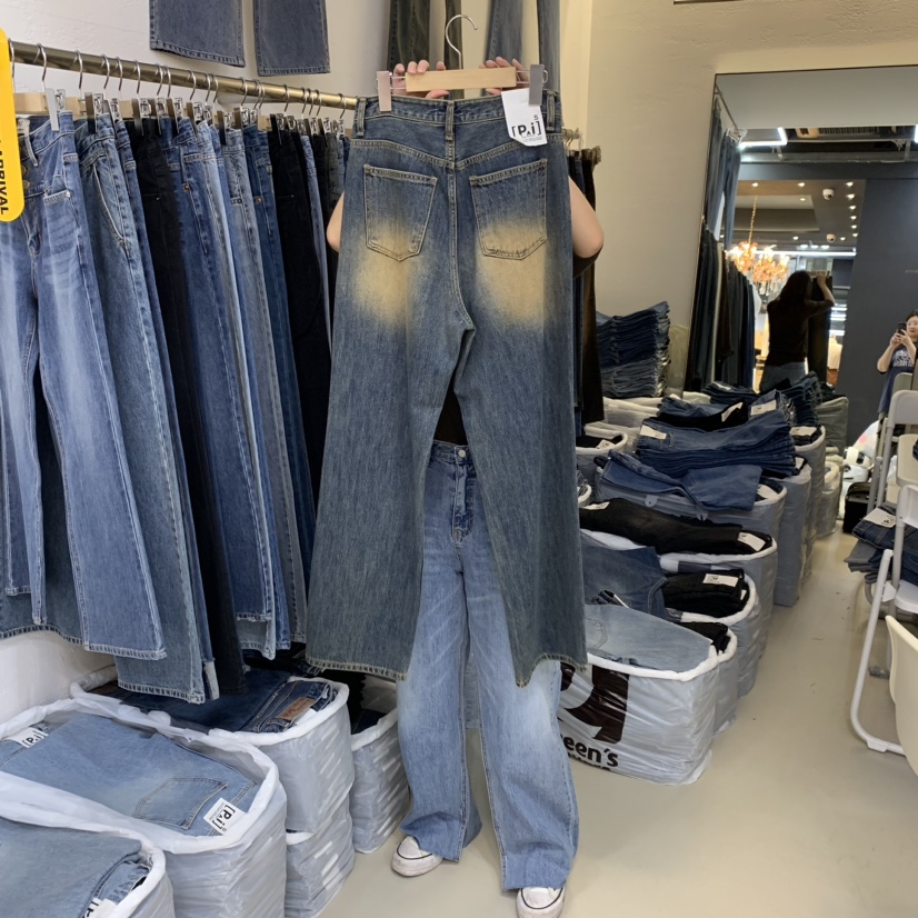 PAI直郵韓國代購女裝新款人氣推薦職業時尚熱賣休閑24秋冬牛仔褲PAI牛仔褲