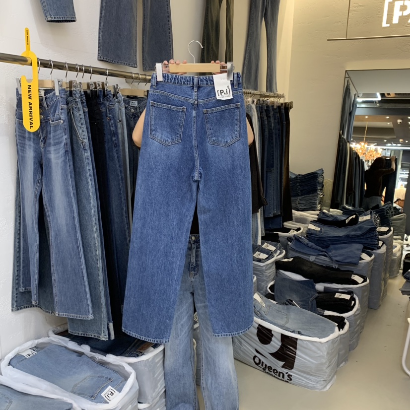 PAI韓國直郵女裝新品推薦真品時尚職業人氣熱賣休閑24秋冬牛仔褲PAI牛仔褲