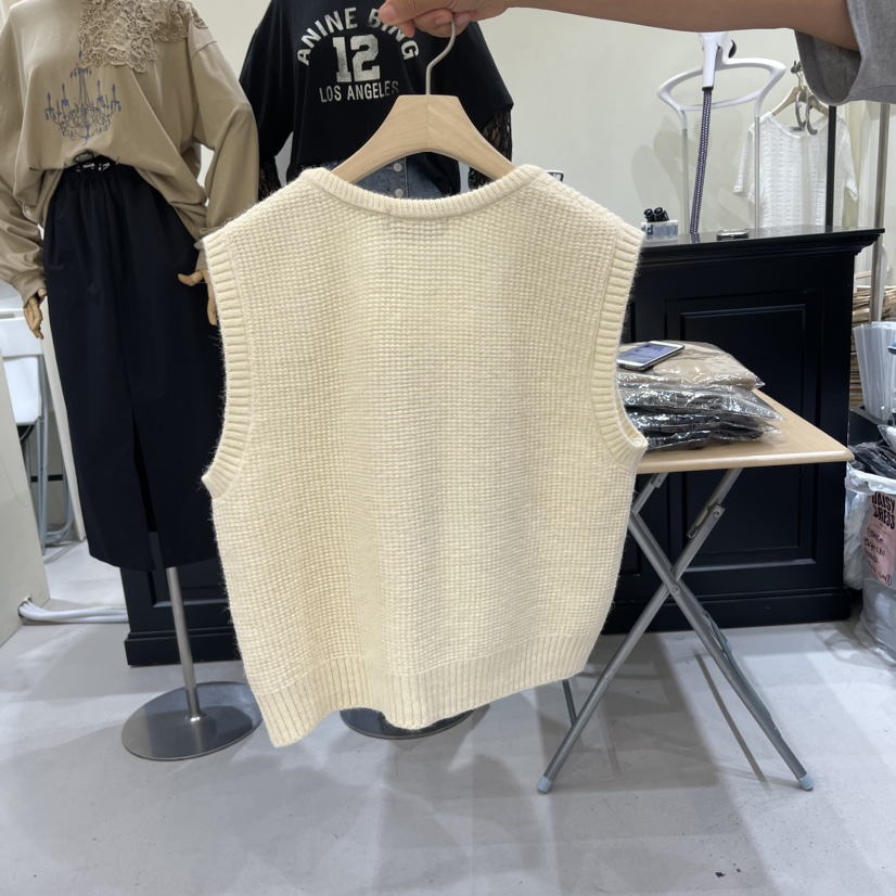 DAISY DRESS韓國直郵東大門實拍女裝新款24秋冬真品馬甲DAISY DRESS馬甲