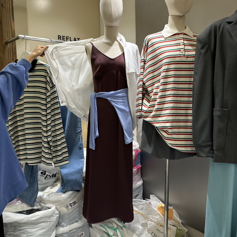 REFLAT韓國直郵東大門代購女裝新品24秋冬人氣真品連衣裙REFLAT連衣裙圖色3